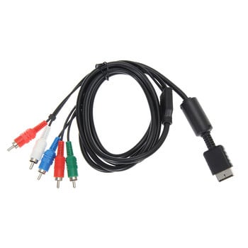 Καλώδιο HDTV AV Component για PS2 / PS3 / PS3 Slim 6FT HD Multi Out Composite Composite Audio Video RCA για Sony Playstation PS3