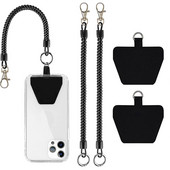 Teleskopiskā atsperu pretaizdzīšanas siksna Plaukstas siksnas blīve Tālruņa drošības saite mobilā tālruņa piederumiem Tālruņa auklas siksna