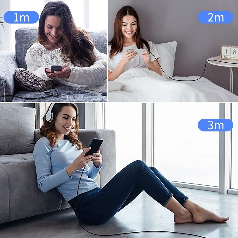 2A Kabel za napajanje 1M/2M/3M Mikro USB kabeli za brzo punjenje za Android telefon Podatkovni kabel za Xbox One /PS4 kontroler Dodaci