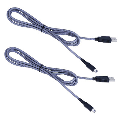 2 vienā sinhronizācijas datu uzlāde USB barošanas kabeļa līnijas vadu lādētājs Nintendo NDSI JAUNAIS 3DSXL 2DSLL 3DS