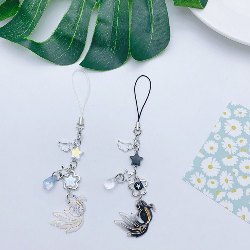 Palju õnne mobiiltelefoni kett Sweet Koi helmestega telefon, lilleline veetilk telefonipaelaga rahakott