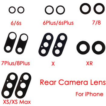 για Apple iPhone XS Max XR Ανταλλακτικό πίσω γυαλί πίσω κάμερας Εξάρτημα φακού και κόλλα 3m