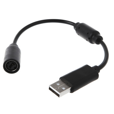 Accesorii ușoare de utilizare Cablu USB Controler de joc Gamepad cu fir Breakaway Convertor durabil Adaptor Joystick pentru Xbox360