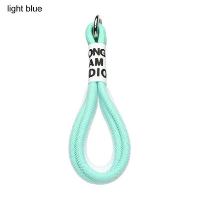 Snur color fluorescent Curea telefon plasă Landyard pentru genți Benzi împletite Cheie Accesorii pentru agățat Breloc