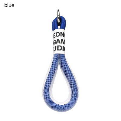 Snur color fluorescent Curea telefon plasă Landyard pentru genți Benzi împletite Cheie Accesorii pentru agățat Breloc