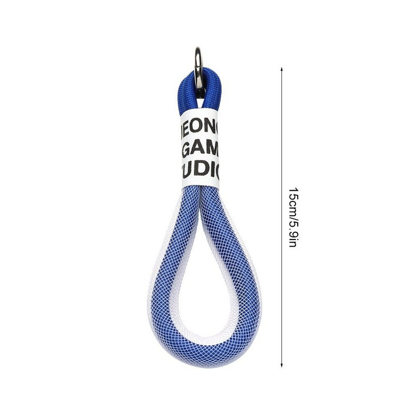 Snur color fluorescent Curea telefon plasă Landyard pentru genți Benzi împletite Cheie Accesorii pentru agățat Breloc