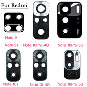 Aizmugurējās kameras stikla objektīva nomaiņa priekš Xiaomi Redmi Note 9 9s 10 10s Pro ar abpusēju līmi, labošanas rīki