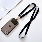 Snur universal pentru telefon mobil, frânghie lungă pentru gât, curea încrucișată reglabilă, husă pentru telefon, piesa fixă, garnitură, piesa de clemă