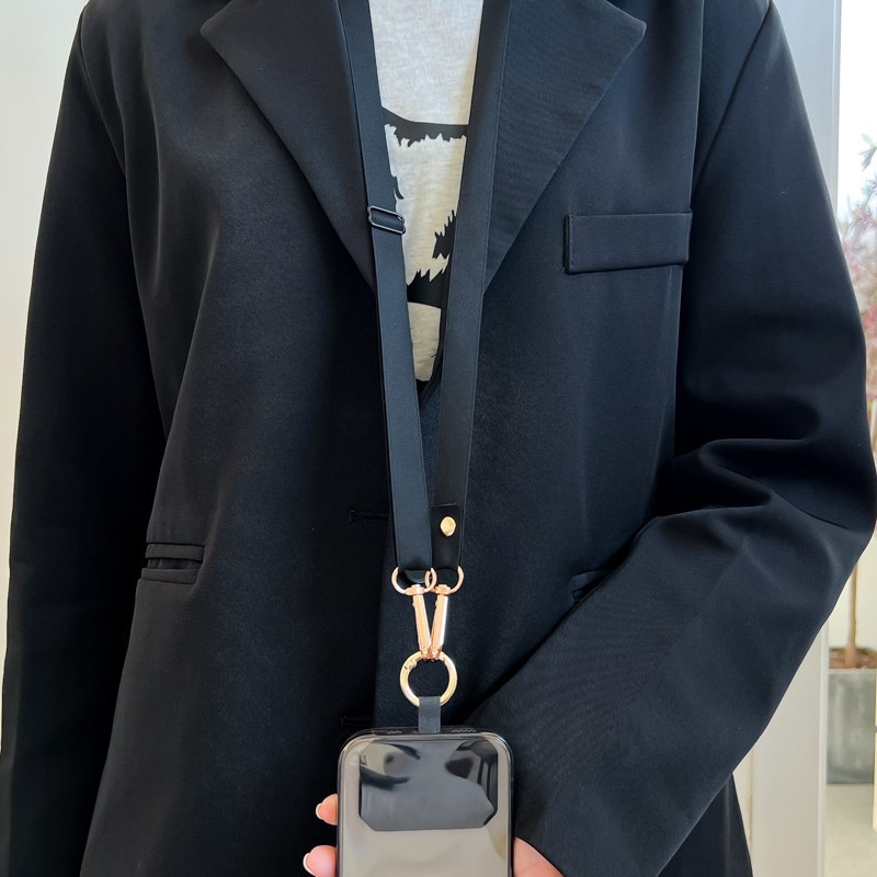 Snur universal pentru telefon mobil, frânghie lungă pentru gât, curea încrucișată reglabilă, husă pentru telefon, piesa fixă, garnitură, piesa de clemă
