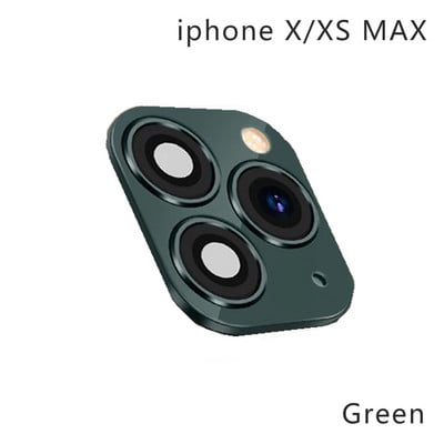 Lažna naljepnica objektiva kamere Sekunde za iPhone telefon Nadogradnja Zaštita zaslona za iPhone X / XS Max Promijenite na iPhone 11 pro Max