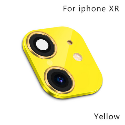 Lažna naljepnica objektiva kamere Sekunde za iPhone telefon Nadogradnja Zaštita zaslona za iPhone X / XS Max Promijenite na iPhone 11 pro Max