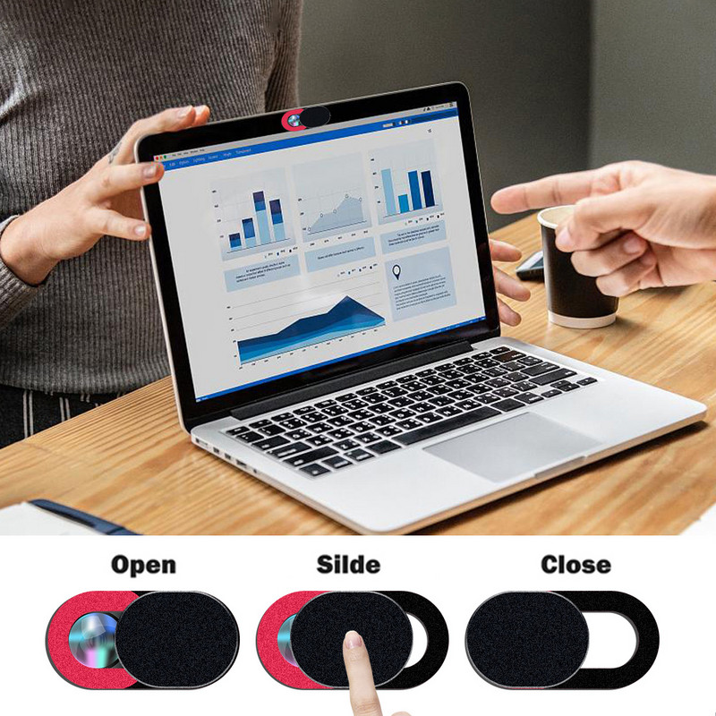 20/1PCS universālas tīmekļa kameras aizsargvāciņš klēpjdatoram Macbook iPad planšetdatoram iPhone Samsung kameras aizsargslīdņa konfidencialitātes uzlīme