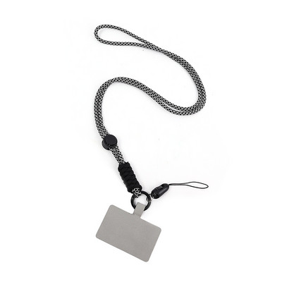 Noņemama mobilā tālruņa ķēde, regulējama šķērsvirsma drošības saite. Tālruņa štrope piekarināma kakla aukla neilona siksna priekš iPhone MI