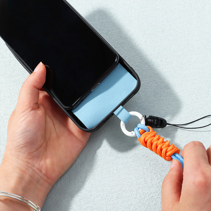 Noņemama mobilā tālruņa ķēde, regulējama šķērsvirsma drošības saite. Tālruņa štrope piekarināma kakla aukla neilona siksna priekš iPhone MI