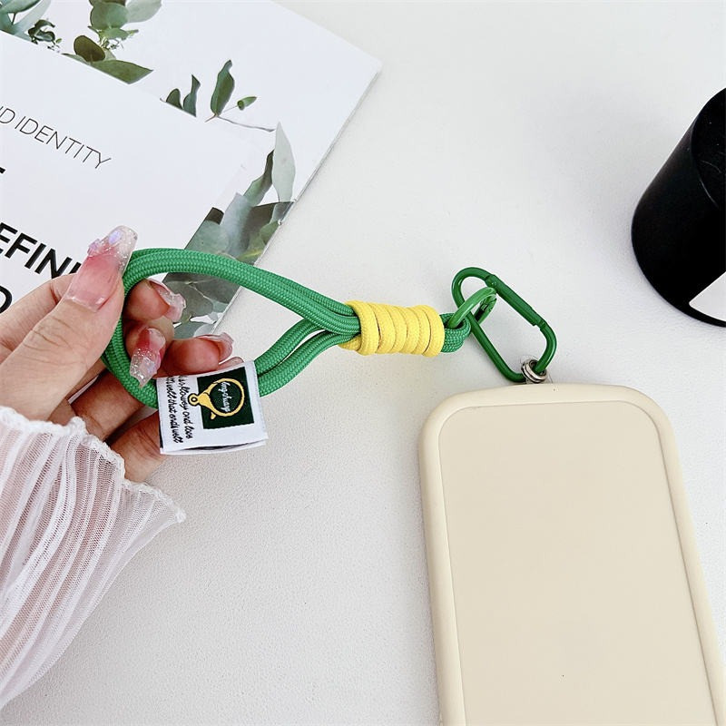 Univerzalna vrpca za mobilni telefon Kratke naramenice za zapešće Viseći privjesak za ključeve Pleteno uže sa zamjenskim zakrpama Dodaci