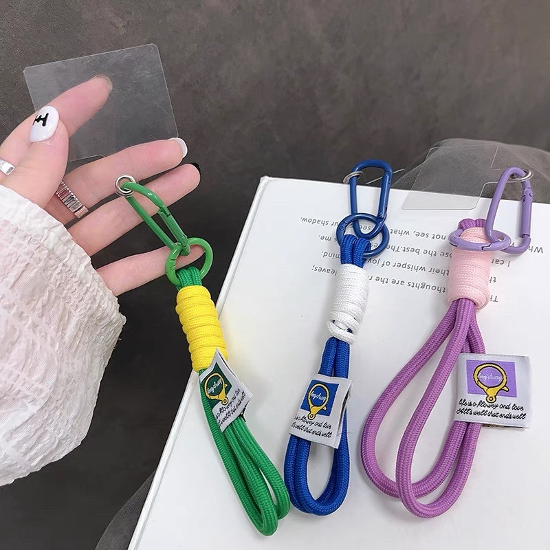 Univerzalna vrpca za mobilni telefon Kratke naramenice za zapešće Viseći privjesak za ključeve Pleteno uže sa zamjenskim zakrpama Dodaci