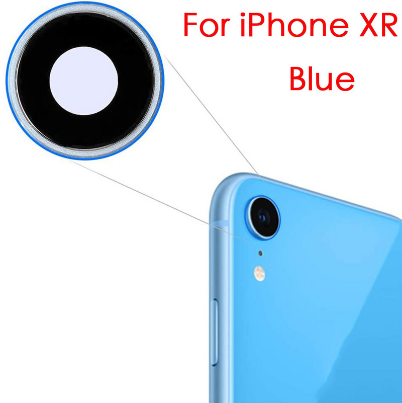 Tagumise kaamera klaasist objektiivi kate, mis ühildub iPhone XR 6,1-tollise koostu vahetamisega