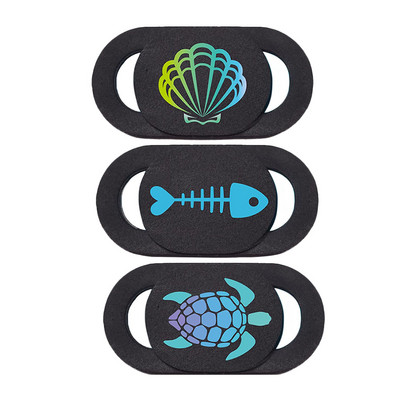 3gab klēpjdatora kameras vāka slaidu raksta tālruņa tīmekļa kameras privātuma objektīva aizsargs