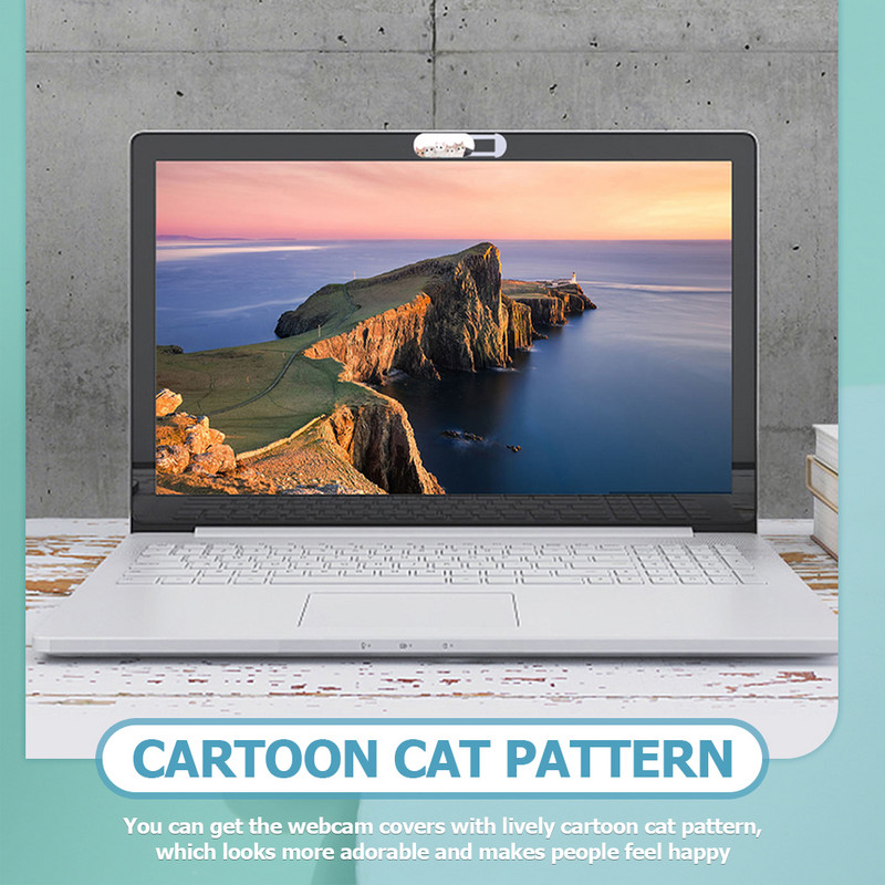 3gab klēpjdatora kameras vāka slaidu raksta tālruņa tīmekļa kameras privātuma objektīva aizsargs