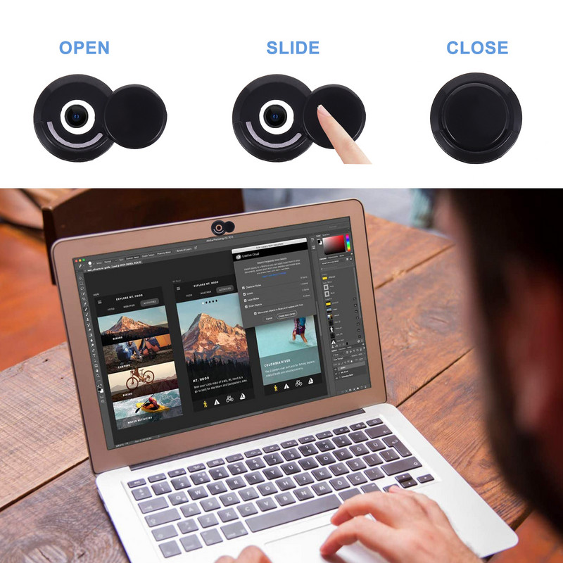 Kaanekaamera Veebikaamera Slaid Privaatsus Liugur Sülearvuti Blokeerija Tahvelarvuti Kleebis Arvuti Objektiivi kleebised Lahtrikaaned Suur kaas Globaalne