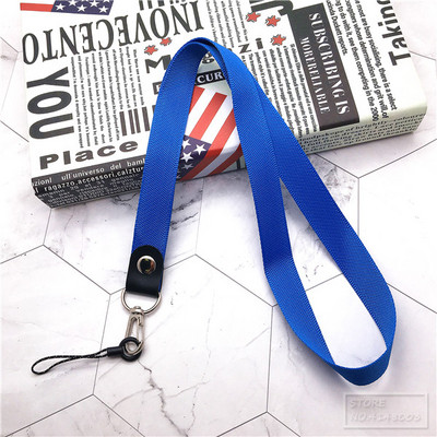 Virves kakla siksna ID kartes turētājiem ar melnu štropes kakla stīgas/siksna USB kamera MP3 DIY tālrunis pakārt Slings virve