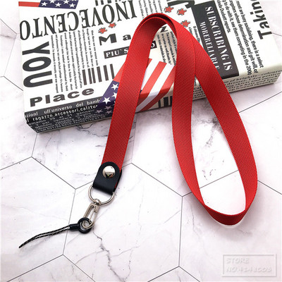 Virves kakla siksna ID kartes turētājiem ar melnu štropes kakla stīgas/siksna USB kamera MP3 DIY tālrunis pakārt Slings virve