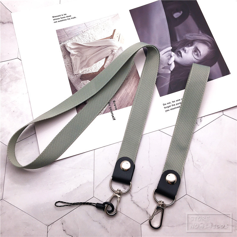 Virves kakla siksna ID kartes turētājiem ar melnu štropes kakla stīgas/siksna USB kamera MP3 DIY tālrunis pakārt Slings virve