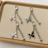 Legirani leptir privjesak za ključeve Y2k telefonski privjesak Ins Style torbica za slušalice Charms Bag Decor Auto privjesak za ključeve