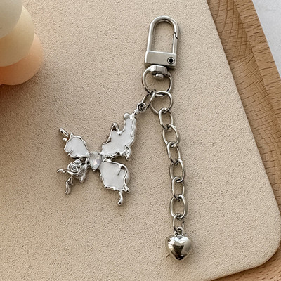 Legirani leptir privjesak za ključeve Y2k telefonski privjesak Ins Style torbica za slušalice Charms Bag Decor Auto privjesak za ključeve