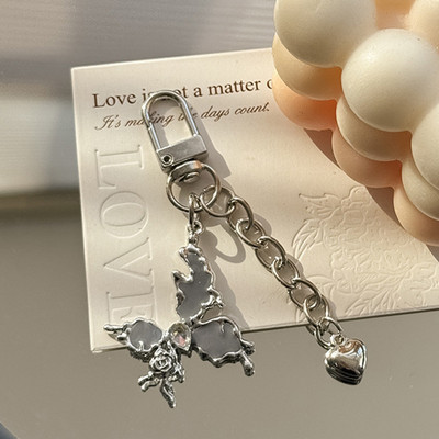 Legirani leptir privjesak za ključeve Y2k telefonski privjesak Ins Style torbica za slušalice Charms Bag Decor Auto privjesak za ključeve