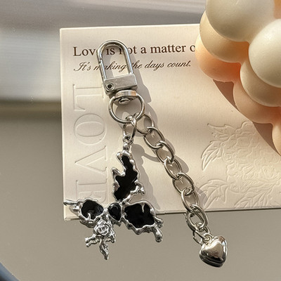 Legirani leptir privjesak za ključeve Y2k telefonski privjesak Ins Style torbica za slušalice Charms Bag Decor Auto privjesak za ključeve
