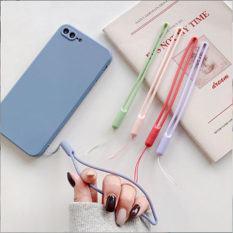 Rokas siksnas Rokas auklas silikona piekariņi mobilajam telefonam kameras atslēgas auklas ķēde Jauka štrope atslēgu piekariņa atslēgu piekarināmā virve