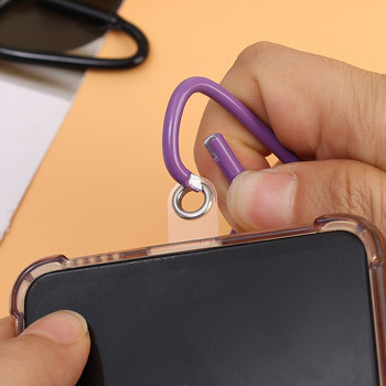 Κοντό κορδόνι για κινητό τηλέφωνο Creative Braided Rope για iPhone Airpods Pro Sansung Xiaomi Universal Anti Lost Wrist Strap Chain