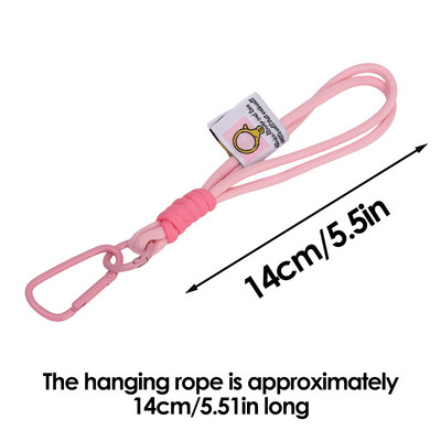 Radoša pītas virves mobilā tālruņa īsa aukla iPhone Airpods Pro Sansung Xiaomi universāla pret pazaudēšanas plaukstas siksnas ķēde