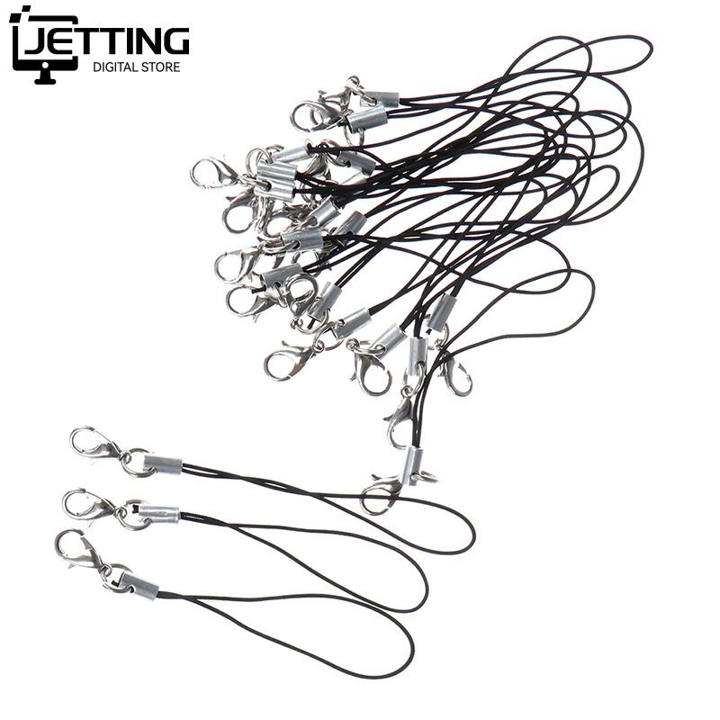 10 tk Pael Lariat Paelad Homaar Kinnitusnöör Võtmehoidjad Konksud Mobiiltelefoni rihm Amuletid Võtmehoidja Kott Aksessuaarid Võtmehoidja