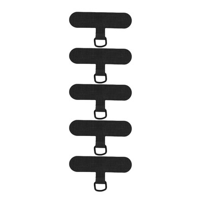 Patch pentru șnur pentru telefon mobil, filă din nailon pentru prindere pentru telefon cu inel metalic, garnitură anti-pierdere, detașabilă pentru cureaua de mână.