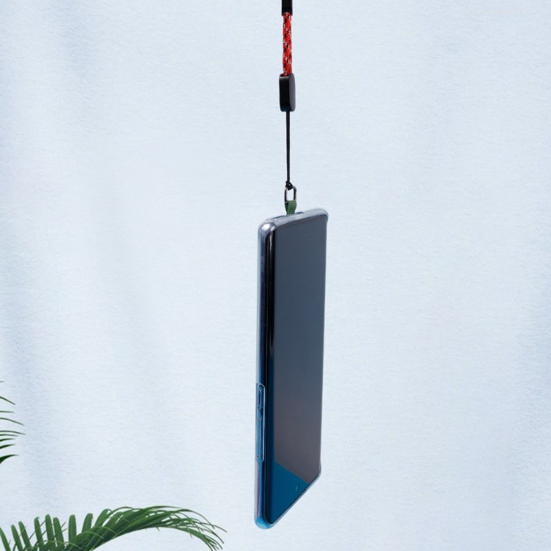 Patch pentru șnur pentru telefon mobil, filă din nailon pentru prindere pentru telefon cu inel metalic, garnitură anti-pierdere, detașabilă pentru cureaua de mână.