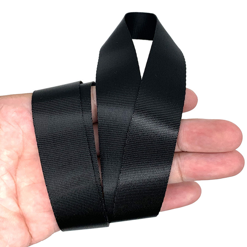 Tīri melnas kakla siksnas Atslēgu štrope Atslēgām ID karšu žetonu turētājs DIY karājas virve Atslēgu piekariņi Virves Kaklarota Atslēgu piekari