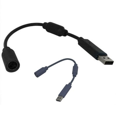 USB Breakaway kaabel Xbox 360 mängukontrolleri jaoks Katkesta kaabli juhtme adapter koos filtriga