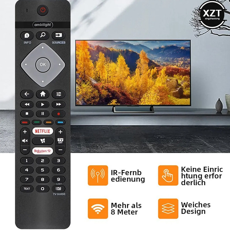 BRC0884402/01 Tālvadības pults nomaiņa Philips Ambilight 4K Smart LED televizoram 75PUS6754/12 65PUS6754/12 65PUS6704/12 55PUS6754