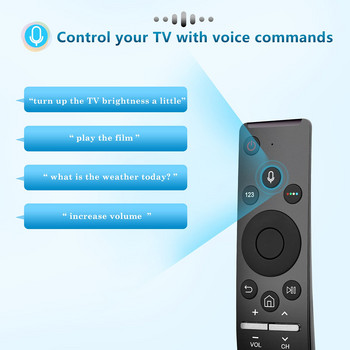 YP BN59-01298C Universal Voice Remote Control για Samsung Smart TV LED QLED 4K 8K Crystal UHD HDR Curved τηλεχειριστήριο