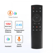 G20S Pametni glasovni daljinski upravljač Mini bežični Fly Air Mouse Tipkovnica za Android TV Box G20S Za žiroskop IR učenje 2.4G RF