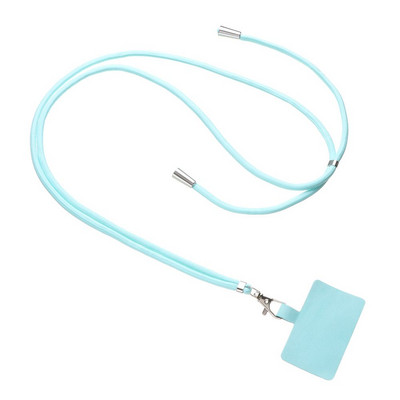 Pretnozaudēšanas tālruņa aukla, regulējama universāla piekarināma kakla aukla neilona siksniņa, atslēgu piekariņa ķēde, krusteniska tālruņa drošības saite