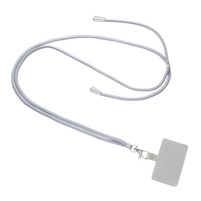 Pretnozaudēšanas tālruņa aukla, regulējama universāla piekarināma kakla aukla neilona siksniņa, atslēgu piekariņa ķēde, krusteniska tālruņa drošības saite