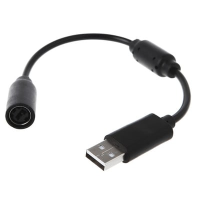 USB Breakaway kabeļa vada adapteris Xbox 360 spēļu paneļa kontrolieriem