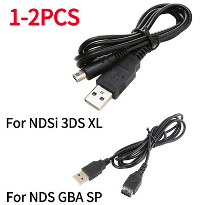 1M USB laadimiskaabel 2DS NDSI 3DS 3DSXL UUS 3DS UUS 3DSXL kontrolleri laadimiskaabel SP/GBA/GameBoy/NS/DS jaoks