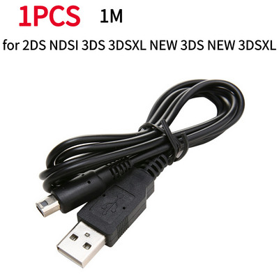 1M USB laadimiskaabel 2DS NDSI 3DS 3DSXL UUS 3DS UUS 3DSXL kontrolleri laadimiskaabel SP/GBA/GameBoy/NS/DS jaoks