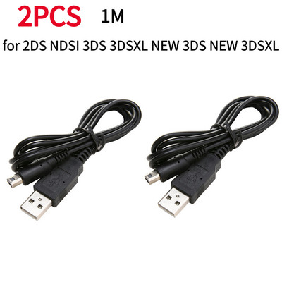 1M USB laadimiskaabel 2DS NDSI 3DS 3DSXL UUS 3DS UUS 3DSXL kontrolleri laadimiskaabel SP/GBA/GameBoy/NS/DS jaoks