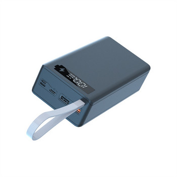 C12 18650 Battery Power Bank Case Държач на кутията за зарядно устройство Dual USB LCD Display Support Quick Wireless Charger Battery Shell Storage