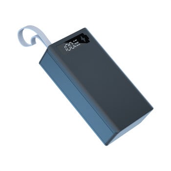 C12 18650 Battery Power Bank Case Държач на кутията за зарядно устройство Dual USB LCD Display Support Quick Wireless Charger Battery Shell Storage